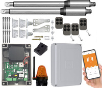 Napęd napęd do bramy dwuskrzydłowej DELMAR DE250 2x2,5m 400kg Wi-FI Lampa 4xPilot