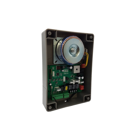 Napęd bramy dwuskrzydłowej DE300WiFI 2x3m 400kg Fotokomórki Lampa 3xPilot