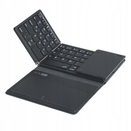 Klawiatura składana bezprzewodowa z TouchPad  BIAŁA