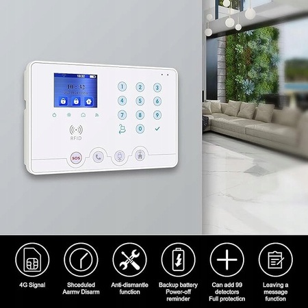 Bezprzewodowy system alarmowy Wolf Guard W4Q-K2 WiFi + 4G