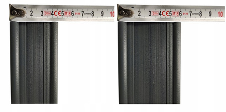 Listwy ogrodzeniowe pionowe do paneli ogrodzeniowych płotu 153x250cm RD08