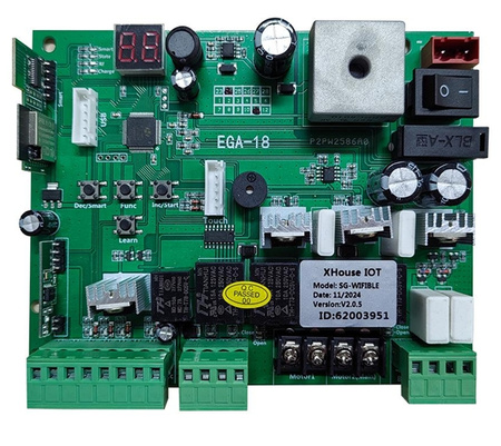 Zestaw do bramy dwuskrzydłowej DE200 2x2m 300kg WiFI Fotokomórka 3xPilot