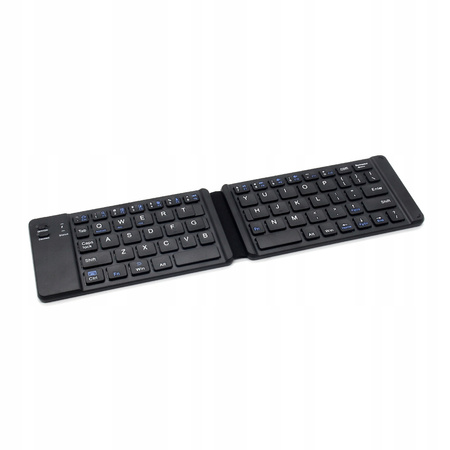 Klawiatura nożycowa składana bezprzewodowa Bluetooth QWERTY CZARNA