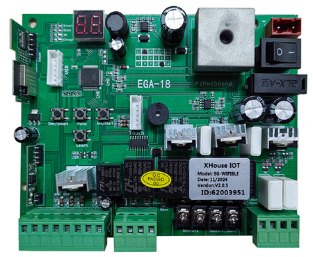 Centrala sterownik bram skrzydłowych 24V obudowa 2X Pilot WiFi BT