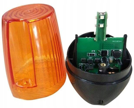 Lampa ostrzegawcza sygnalizacyjna LED do napędów bramy 12V - 230V, uniwers