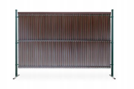 Listwy ogrodzeniowe pionowe szerokie do paneli ogrodzeniowych płotu 153x250cm RD01